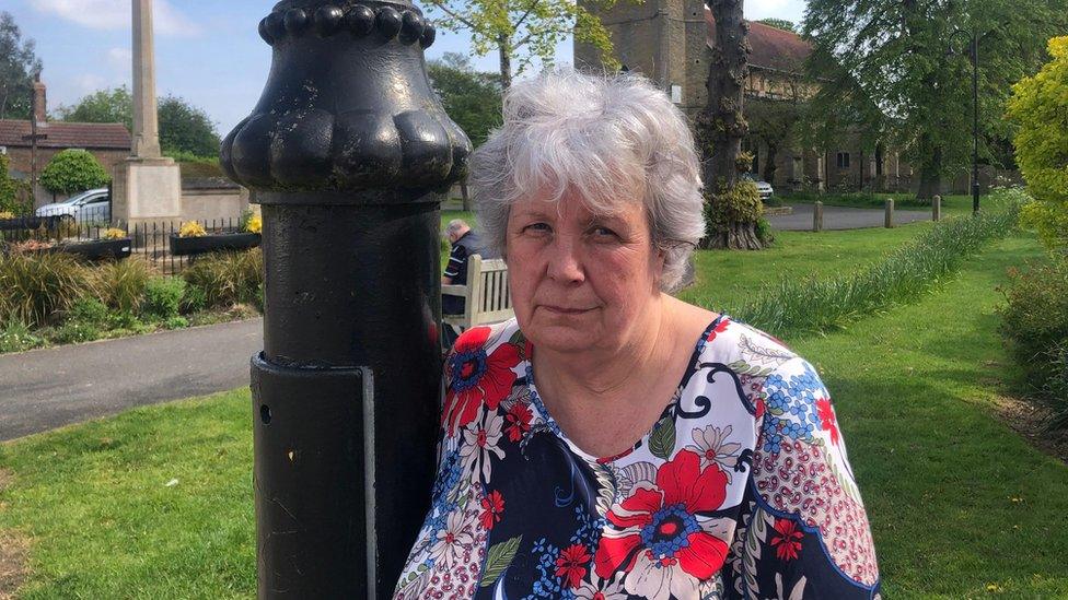 Chatteris in Bloom's president Sue Unwin