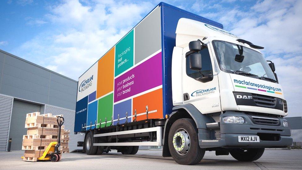 Macfarlane Group lorry