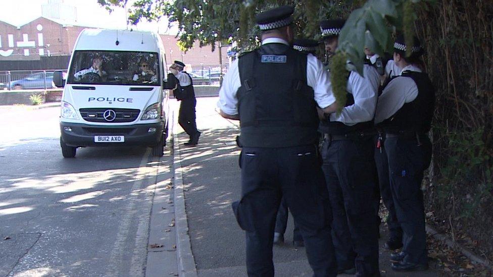 Met police officers in Violent Crime Taskforce