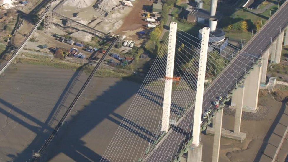 QEII bridge in Dartford