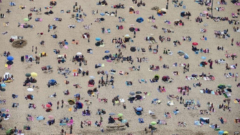 Beach scene