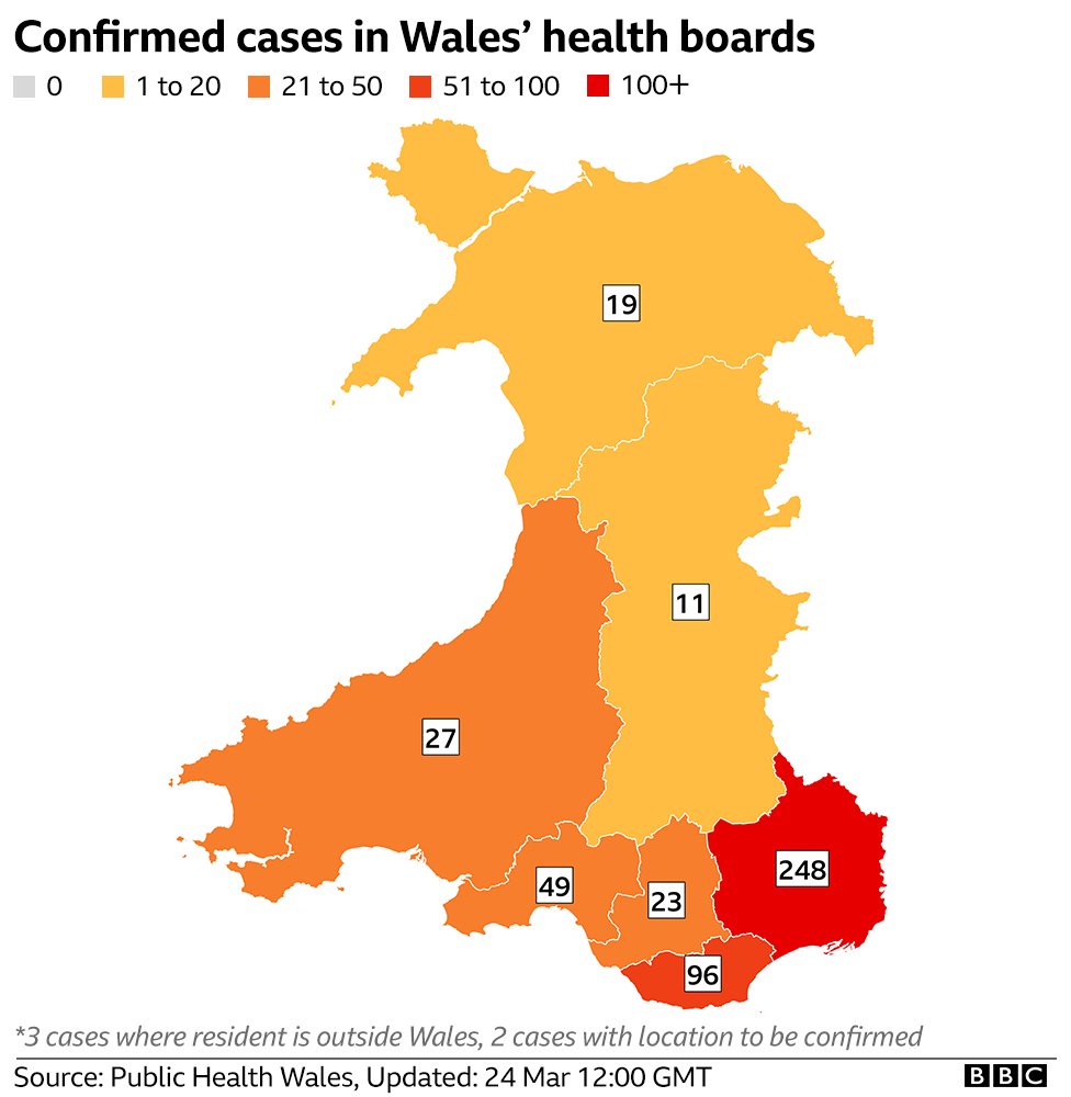 Wales map