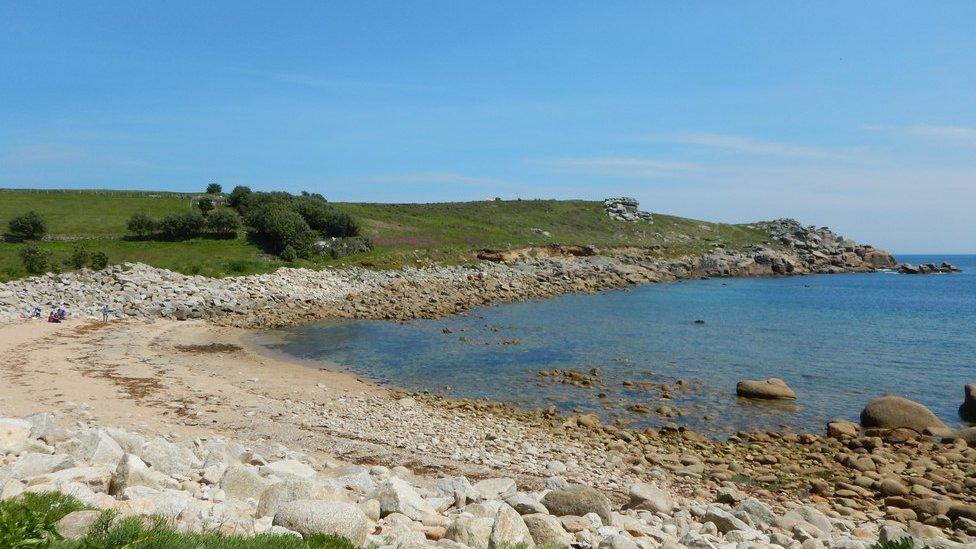 Porth Minick beach, Scilly