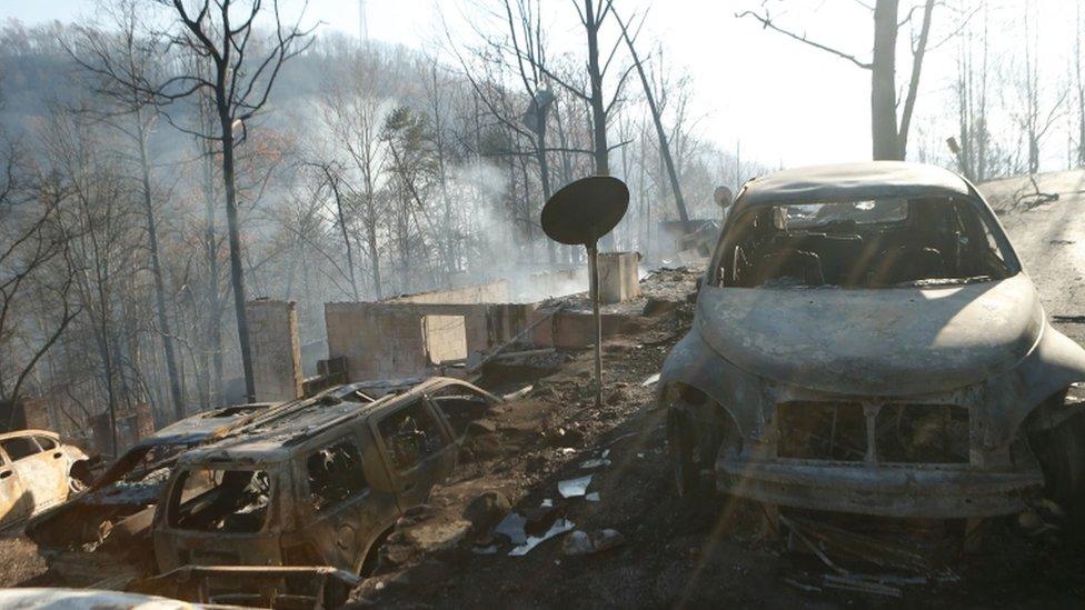 At least 150 buildings inside Gatlinburg have been destroyed