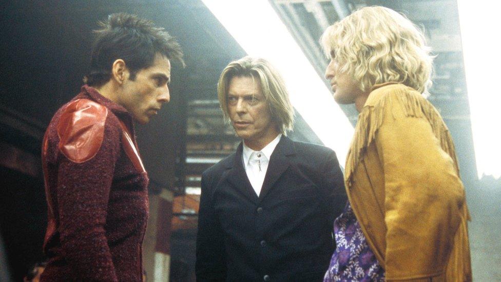 Ben Stiller, David Bowie and Owen Wilson