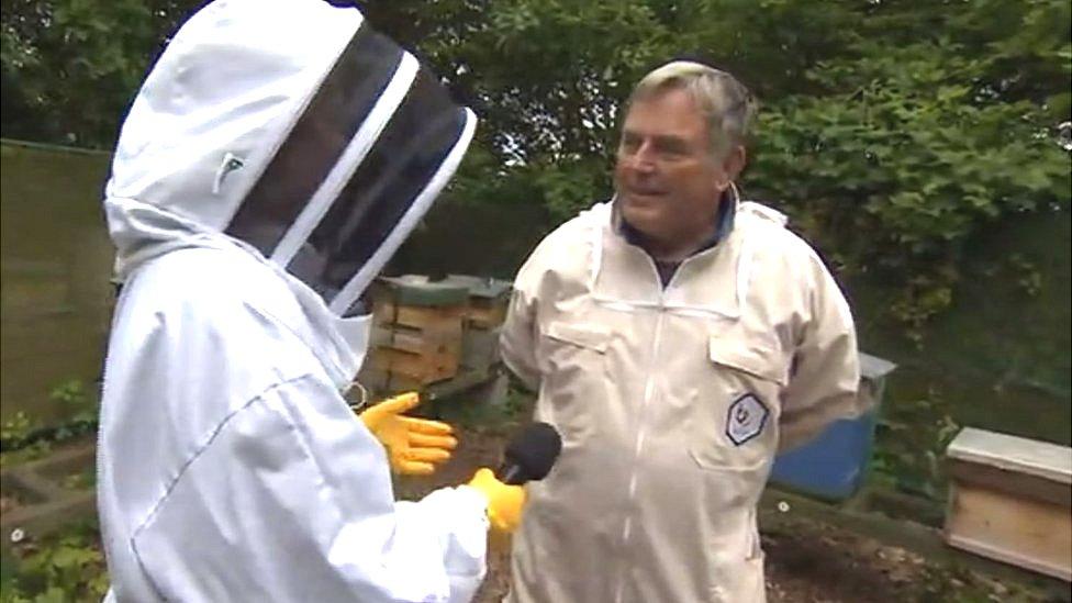 Mr Alan Deeley being interviewed on BBC Breakfast