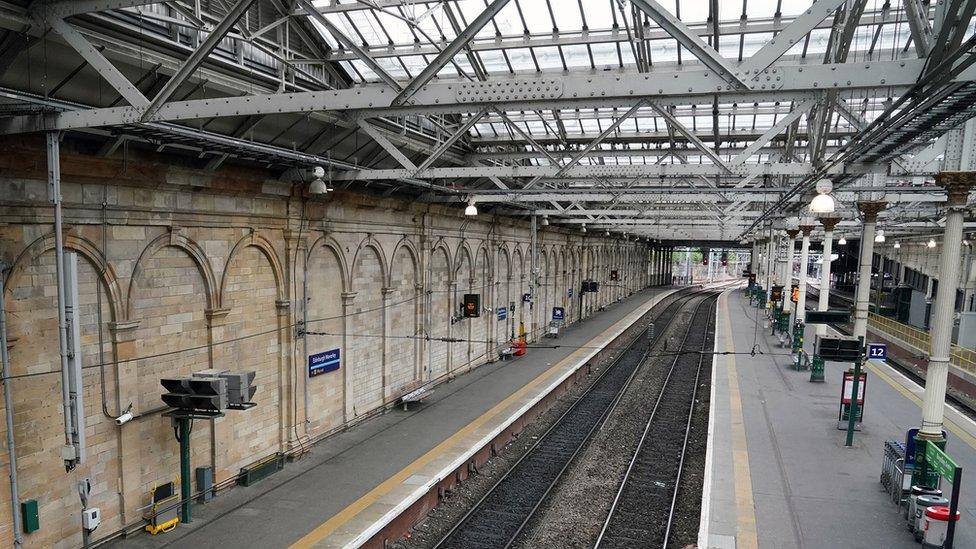 Waverley Railway Station, Edinburgh