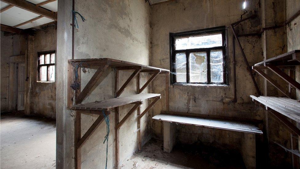Store room at Stow Maries Great War Aerodrome