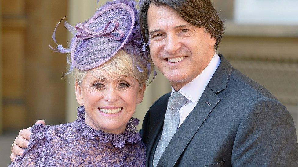 Dame Barbara Windsor and her husband Scott Mitchell