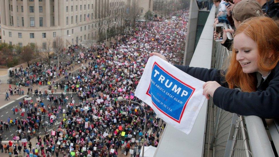 Protest in Washington, 21 Jan