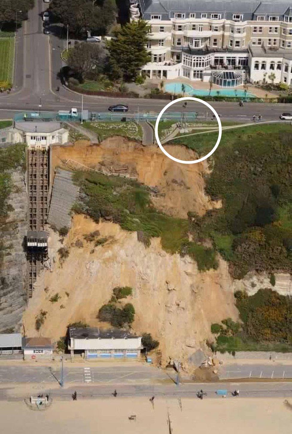 Bournemouth landslide