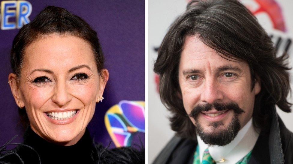 Davina McCall and Laurence Llewelyn-Bowen