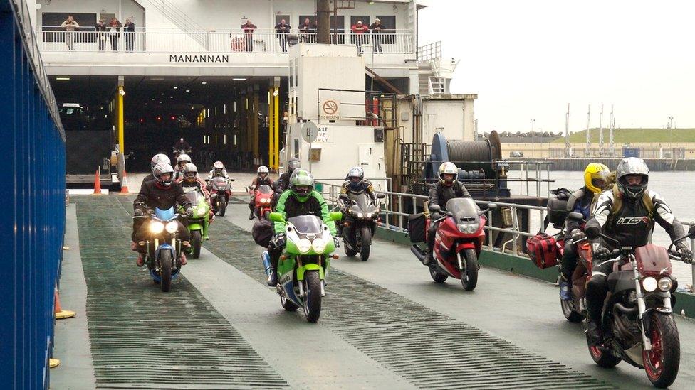 Isle of Man TT ferry numbers down 6% due to NI craft loss - BBC News