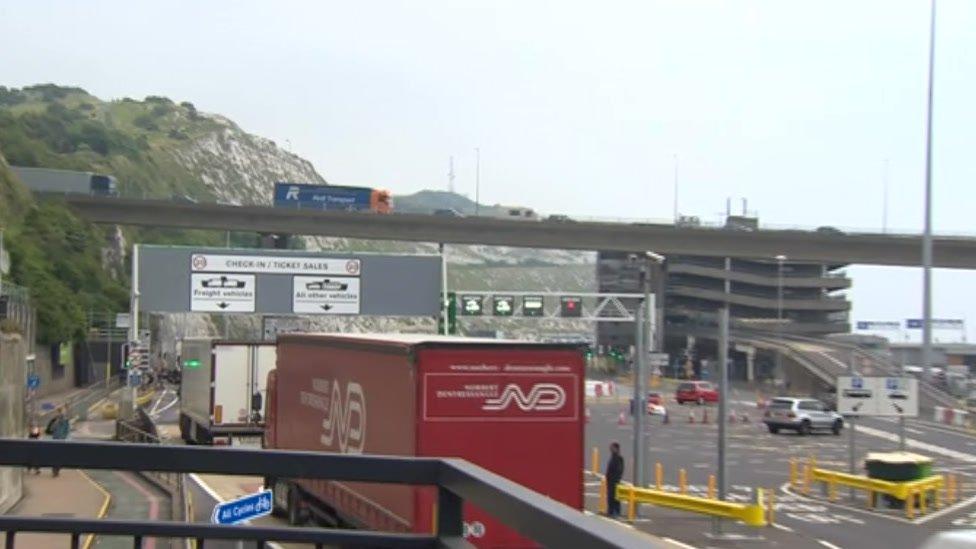 Dover delays due to increased French security checks