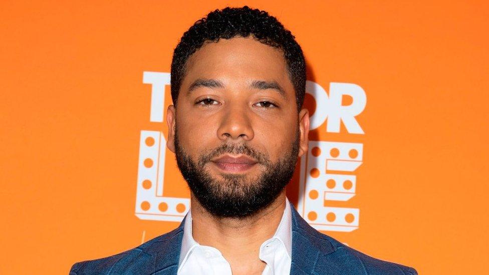 Jussie Smollett at an event