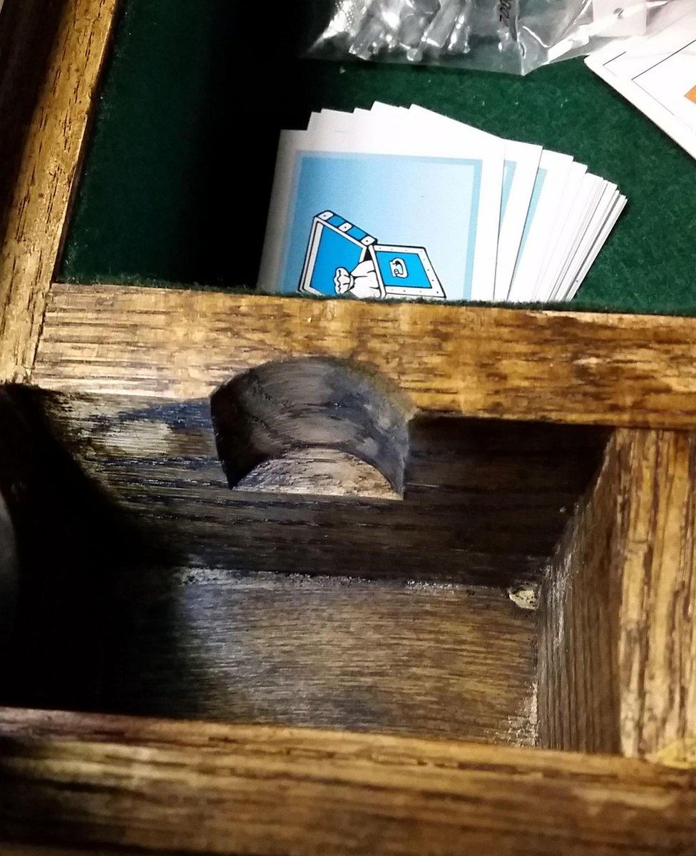 Secret place to hide the ring, based on a childhood discovery of a booze stash