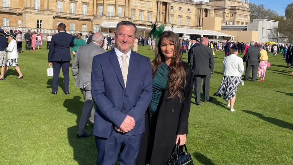 Gary Nott with his daughter Paris