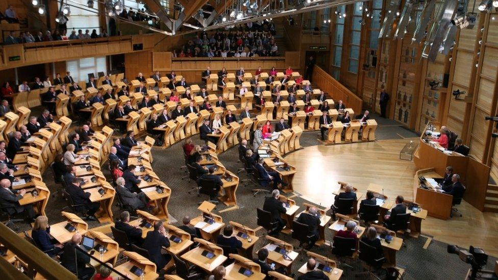 Holyrood chamber