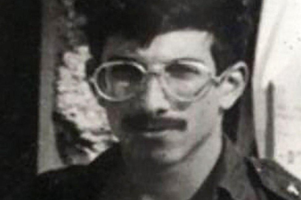 File photo of the Israeli soldier Sergeant First Class Zachary Baumel