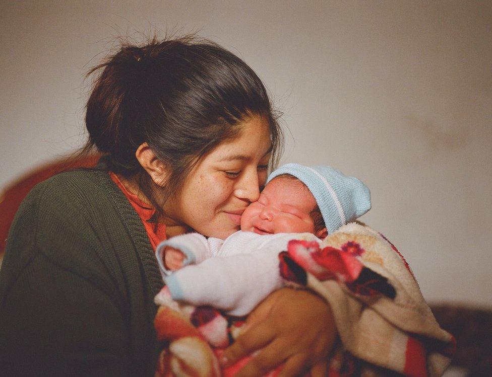 Jennifer and her son Daniel.