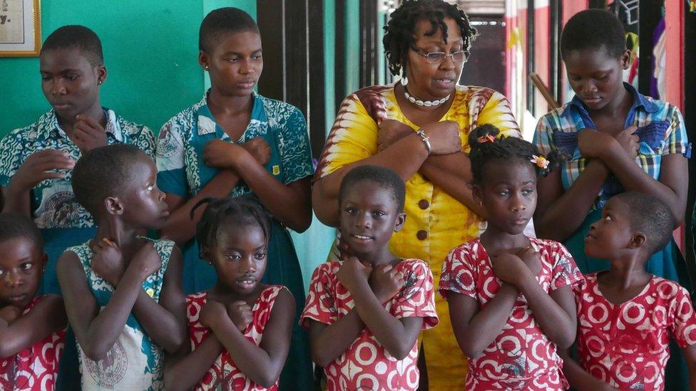 Chekesha Aidoo with her class