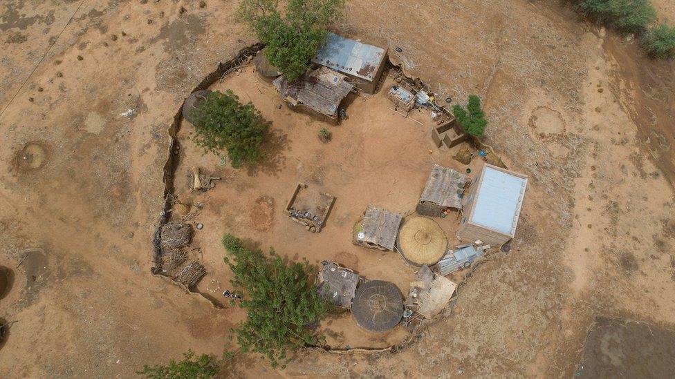 A village in rural Burkina Faso