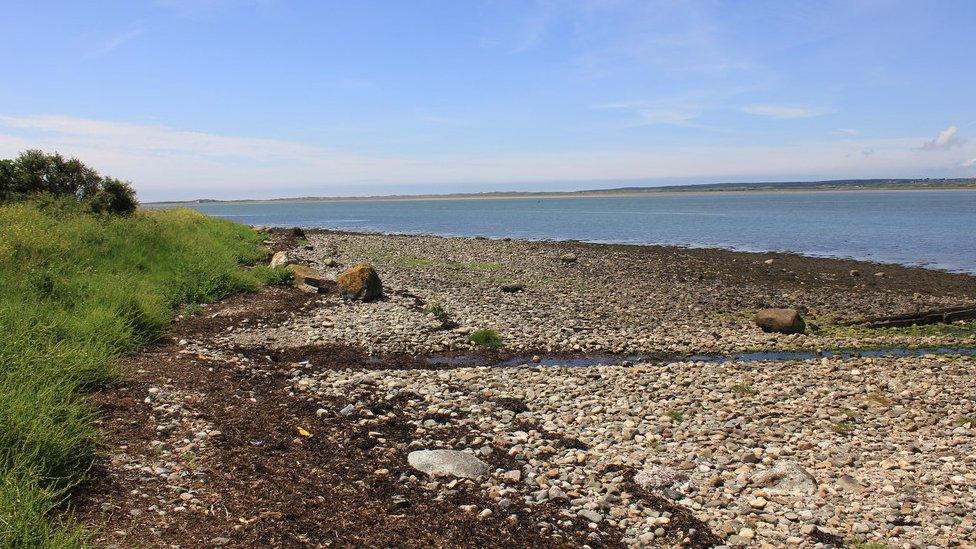 Aber foreshore