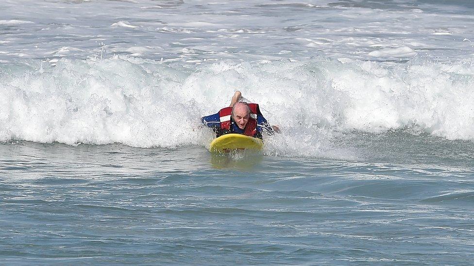 Craig Johnston legend of Liverpool during a visit to Bondi Beach on May 23, 2017 in Sydney, Australia.