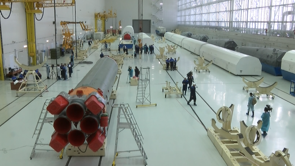 Rockets being assembled at Vostochny