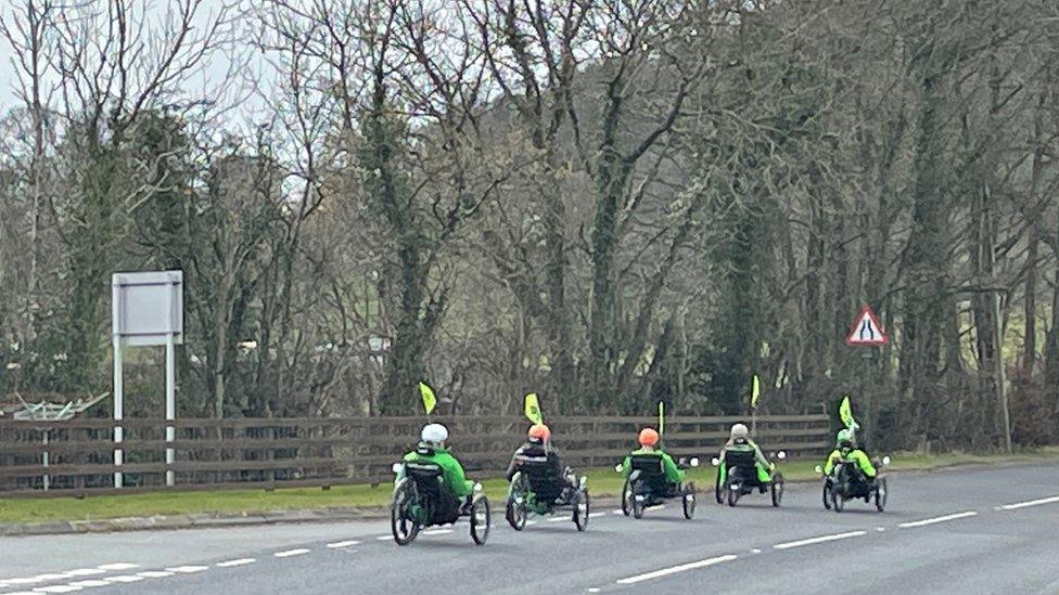 Trikes on road