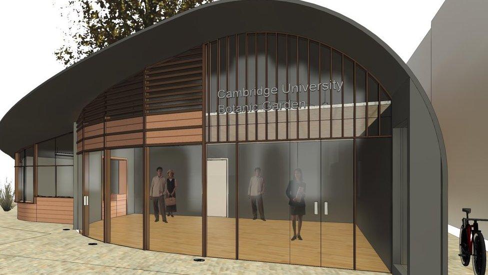 Artist's impression of ticket office