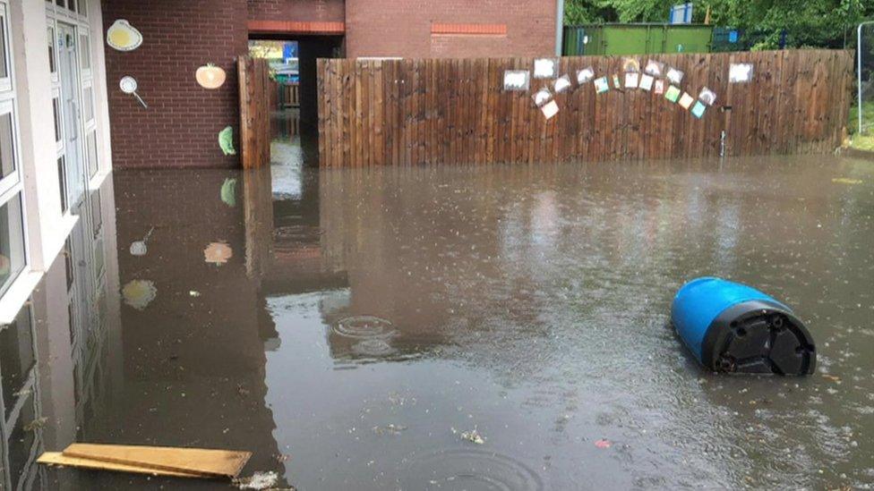 Russell Scott Primary flooding