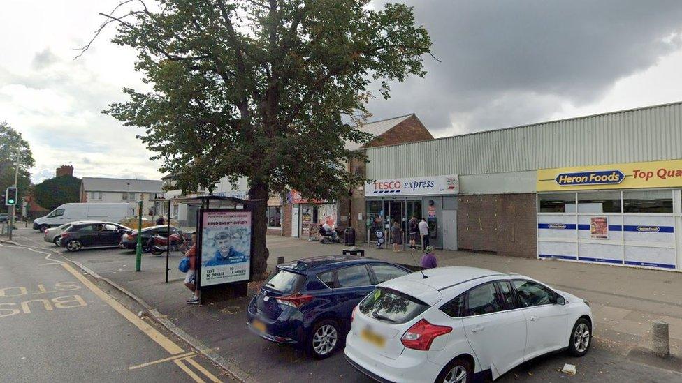 Tesco Express store in Saffron Lane