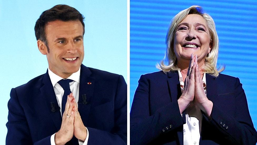 Emmanuel Macron and Marine Le Pen