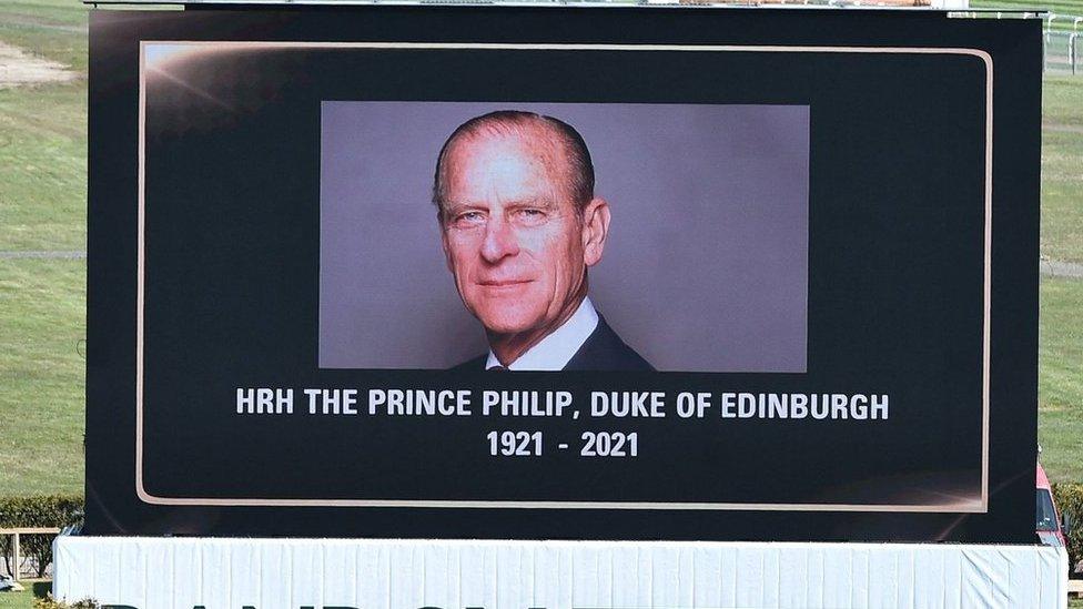 A tribute to Prince Philip at Aintree