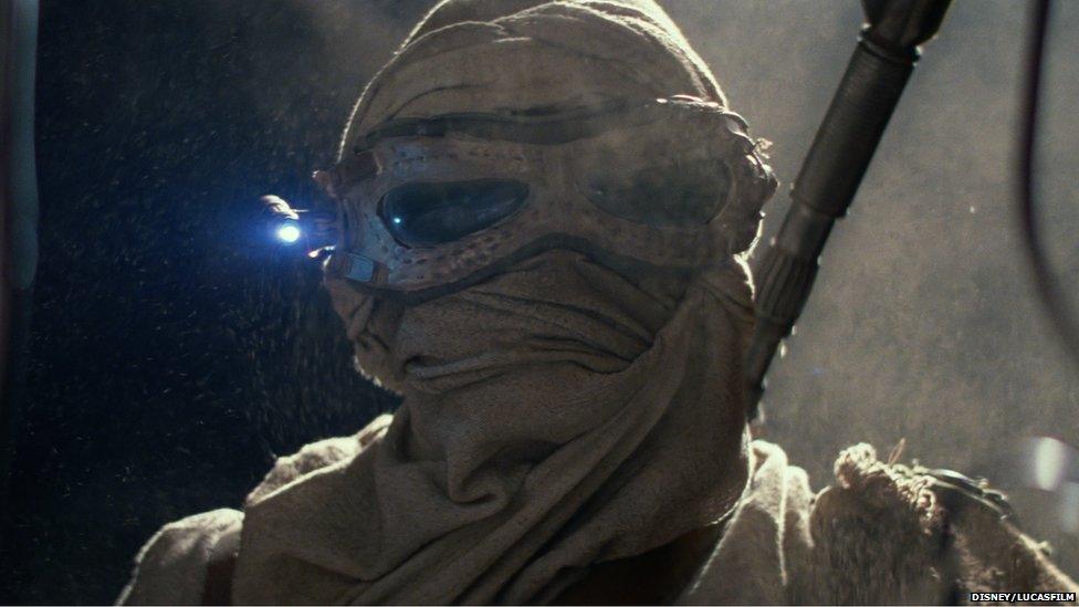 Daisy Ridley as main character Rey