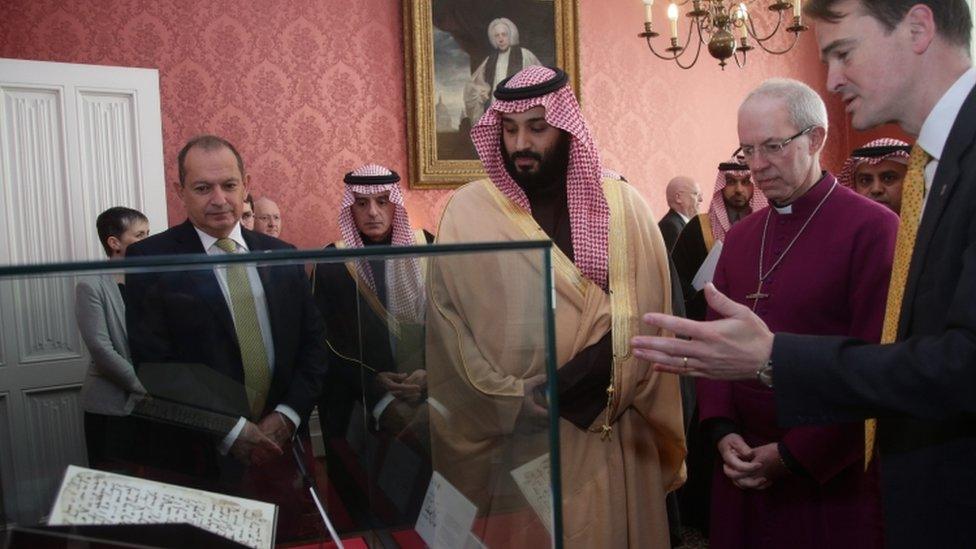 Archbishop of Canterbury meets Crown Prince of Saudi Arabia