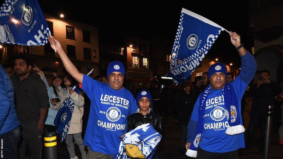 Leicester City fans