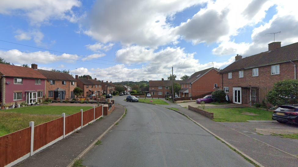 A street in Mid Suffolk