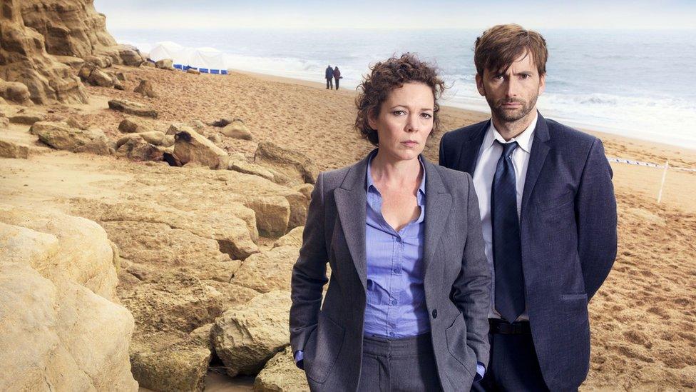 Olivia Colman and David Tennant