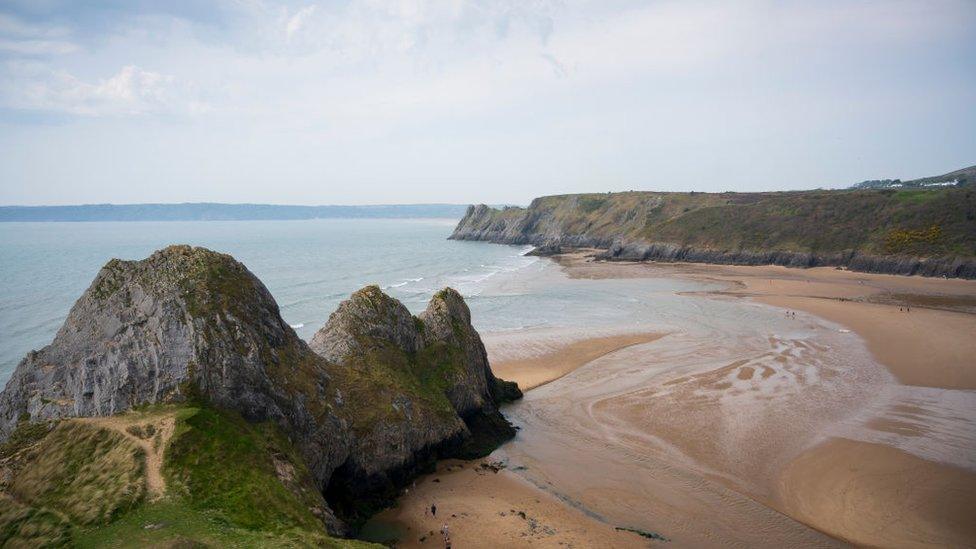 Three Cliffs Bay in the Gower