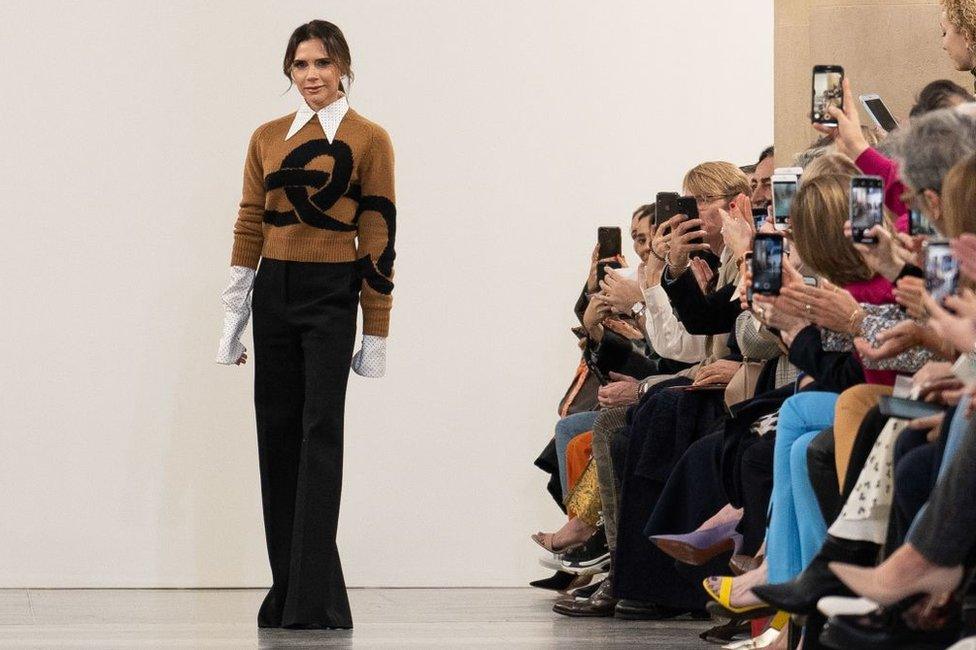 Victoria Beckham at this year's London Fashion Week