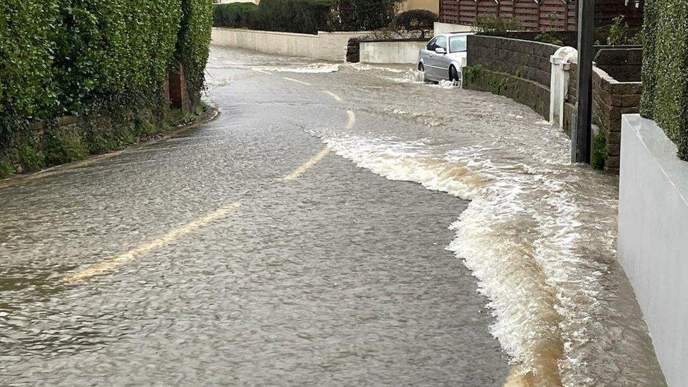 Flooding in St Saviour