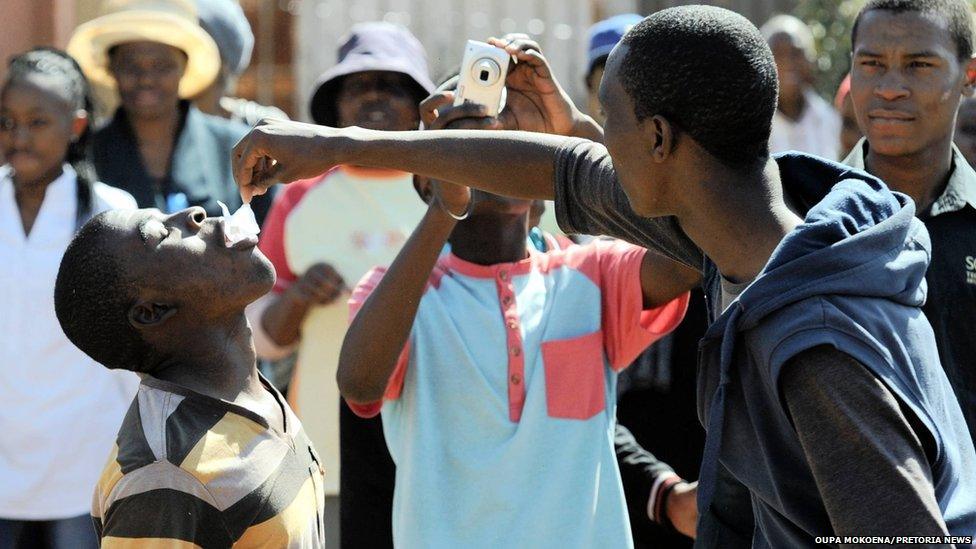 Man offered toilet paper