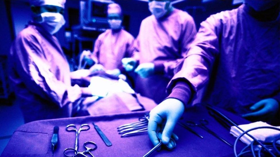 Surgeons in theatre