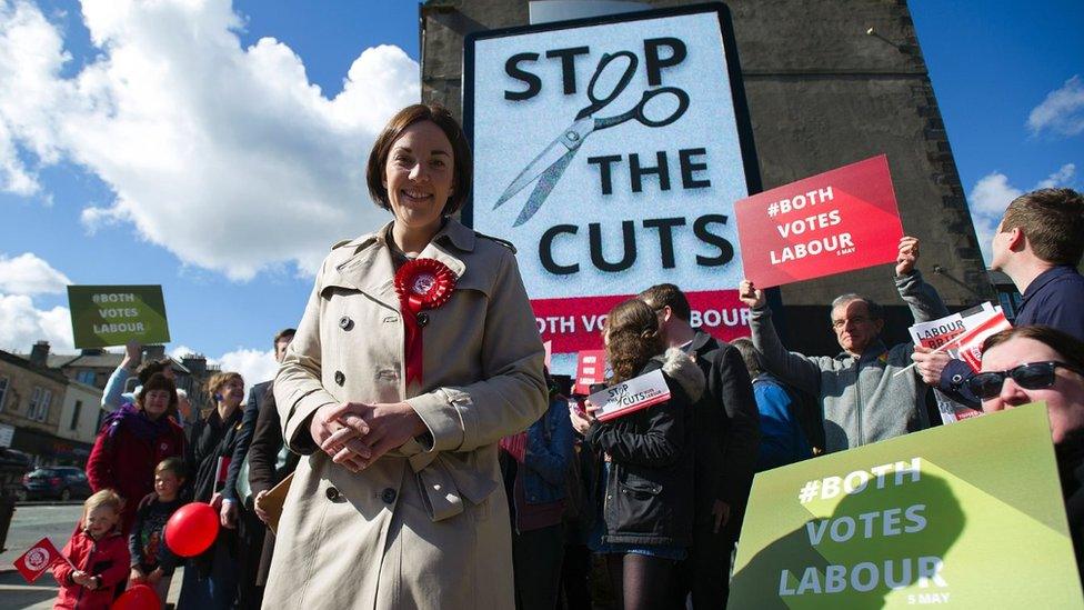 Kezia Dugdale unveils poster in Edinburgh