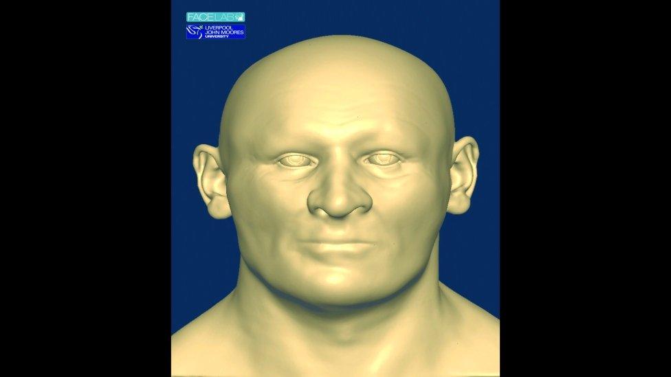 The face was recreated from a cast made from what is believed to have been the king's skull