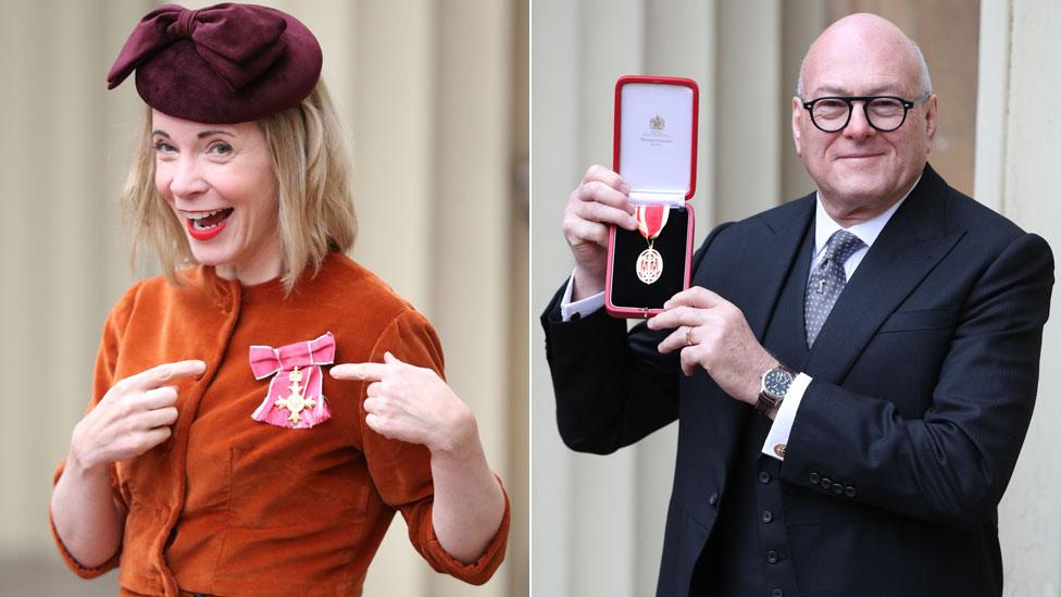 Lucy Worsley and Sir Lloyd Dorfman