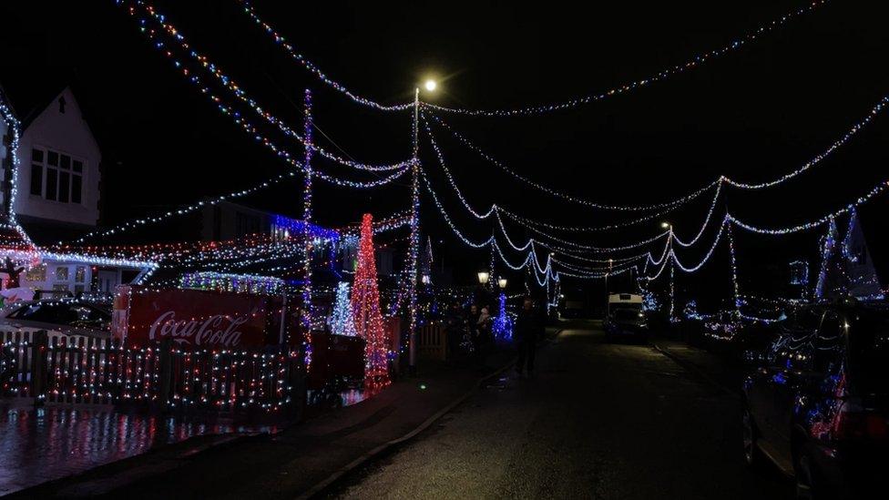 The lights on Lansdowne Road