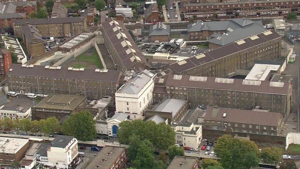 Aerial of Pentonville Prison